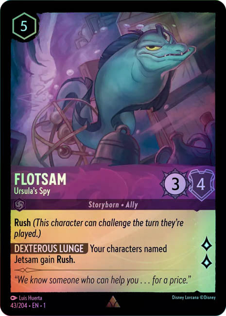Lorcana TFC - Flotsam: Ursula's Spy Secondary image