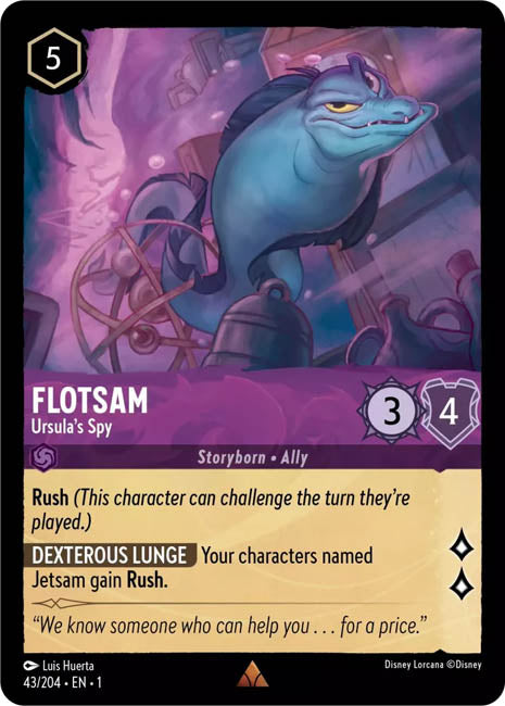 Lorcana TFC - Flotsam: Ursula's Spy Main image