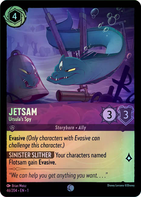 Lorcana TFC - Jetsam: Ursula's Spy Secondary image