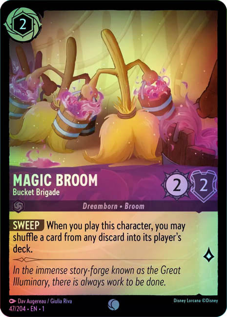 Lorcana TFC - Magic Broom: Bucket Brigade
