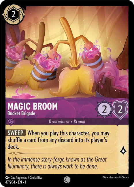Lorcana TFC - Magic Broom: Bucket Brigade