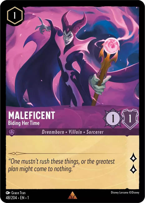 Lorcana TFC - Maleficent: Biding Her Time Main image