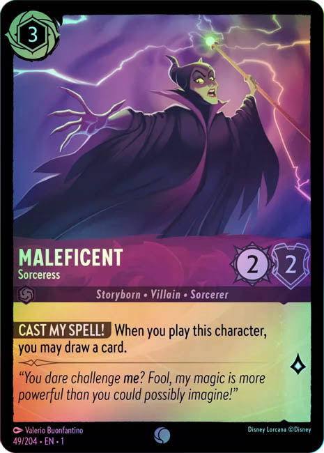 Lorcana TFC - Maleficent: Sorceress Secondary image
