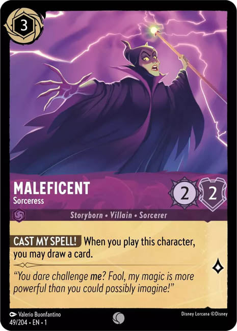 Lorcana TFC - Maleficent: Sorceress Main image