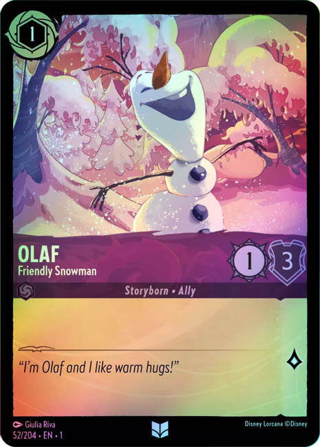 Lorcana TFC - Olaf: Friendly Snowman Secondary image