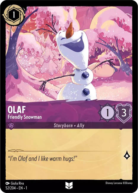 Lorcana TFC - Olaf: Friendly Snowman Main image