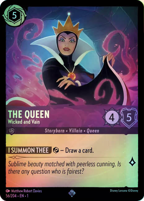 Lorcana TFC - The Queen: Wicked and Vain Secondary image
