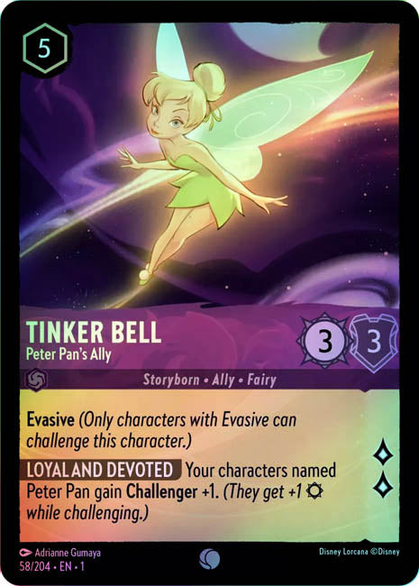 Lorcana TFC - Tinker Bell: Peter Pan's Ally Secondary image
