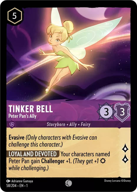 Lorcana TFC - Tinker Bell: Peter Pan's Ally