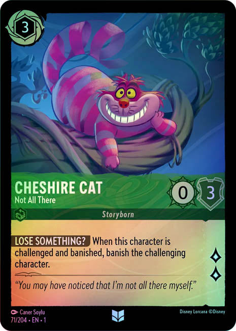 Lorcana TFC - Cheshire Cat: Not All There Secondary image