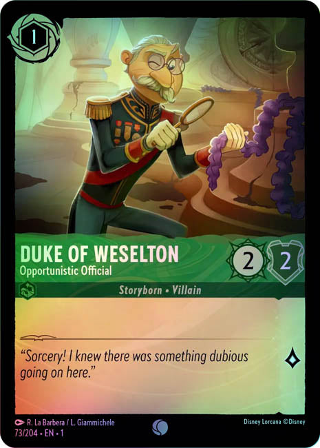 Lorcana TFC - Duke of Weselton: Opportunistic Official Secondary image