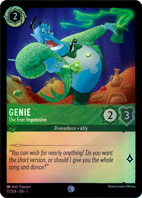 Lorcana TFC - Genie: The Ever Impressive Secondary image