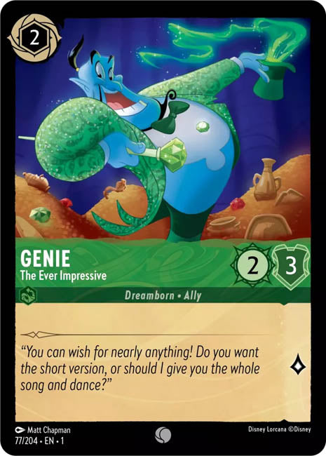 Lorcana TFC - Genie: The Ever Impressive Main image