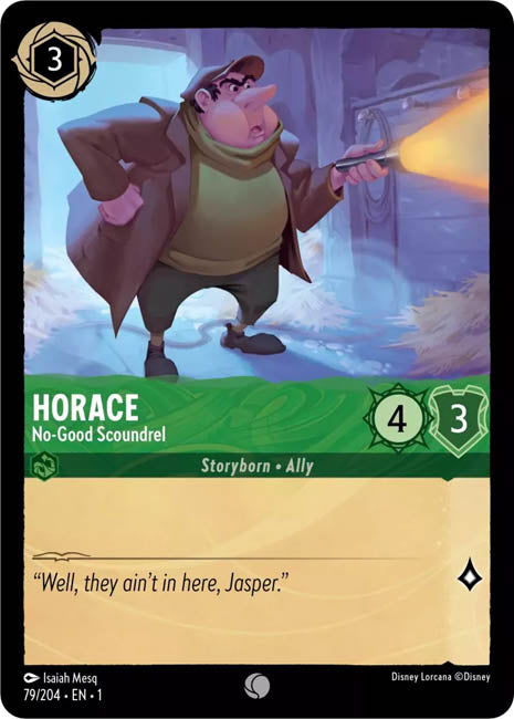 Lorcana TFC - Horace: No-Good Scoundrel Main image