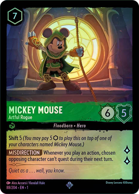 Lorcana TFC - Mickey Mouse: Artful Rogue Secondary image