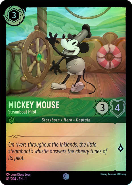 Lorcana TFC - Mickey Mouse: Steamboat Pilot Secondary image