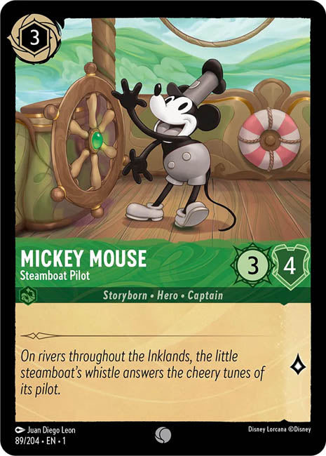 Lorcana TFC - Mickey Mouse: Steamboat Pilot Main image