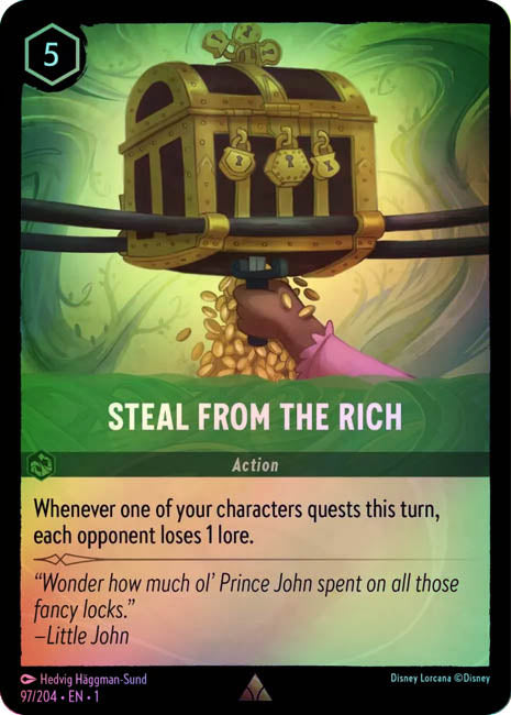 Lorcana TFC - Steal From the Rich Secondary image
