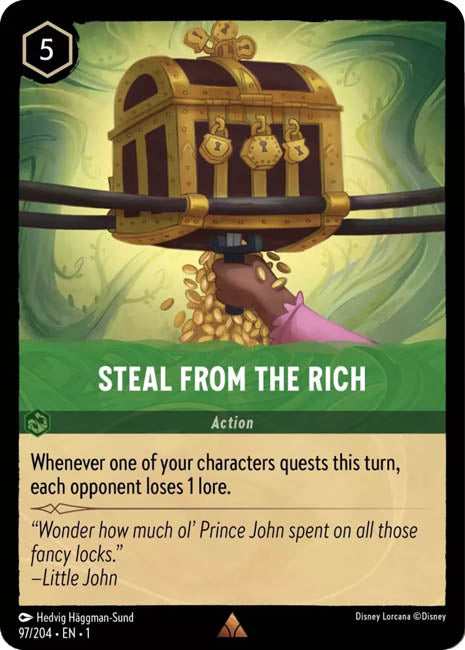 Lorcana TFC - Steal From the Rich Main image