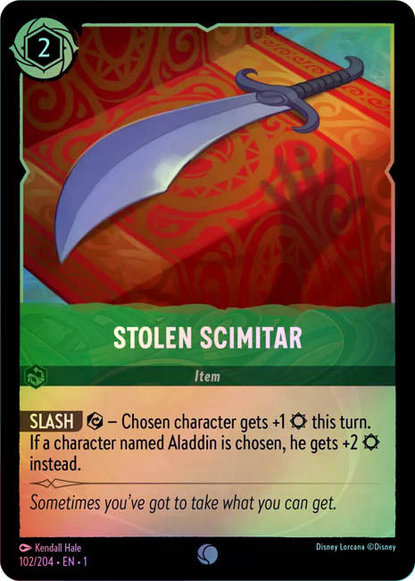 Lorcana TFC - Stolen Scimitar Secondary image