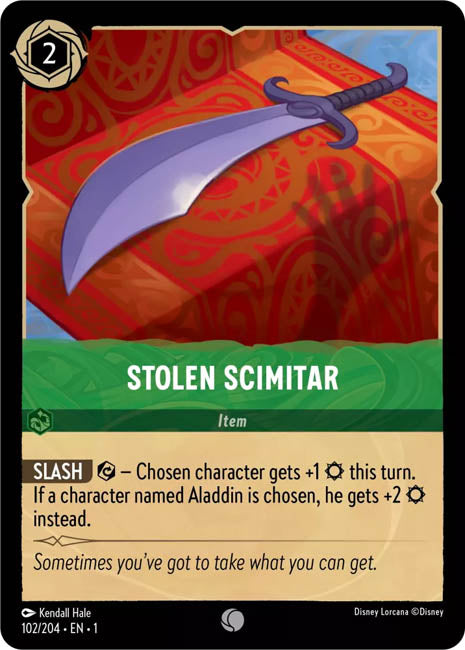 Lorcana TFC - Stolen Scimitar
