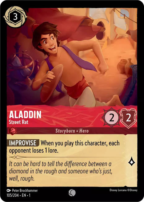 Lorcana TFC - Aladdin: Street Rat