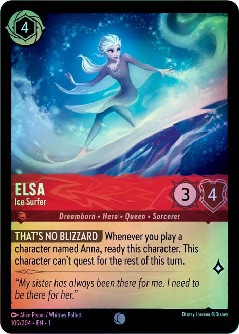 Lorcana TFC - Elsa: Ice Surfer Secondary image