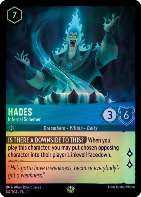 Lorcana TFC - Hades: Infernal Schemer Secondary image