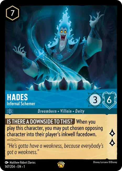 Lorcana TFC - Hades: Infernal Schemer Main image