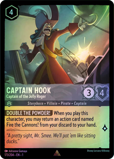 Lorcana TFC - Captain Hook: Captain of the Jolly Roger Secondary image