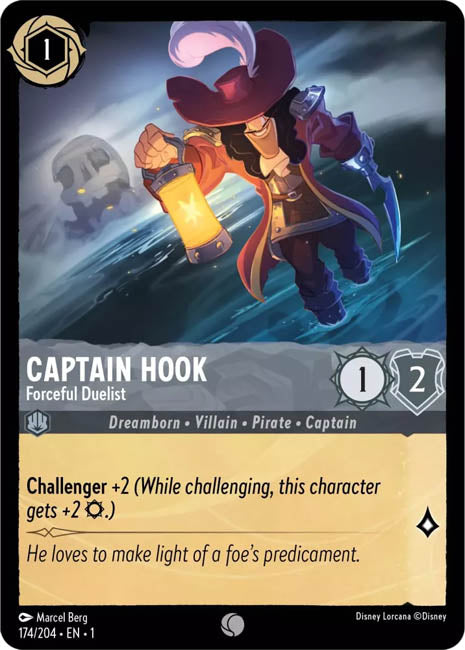 Lorcana TFC - Captain Hook: Forceful Duelist Main image