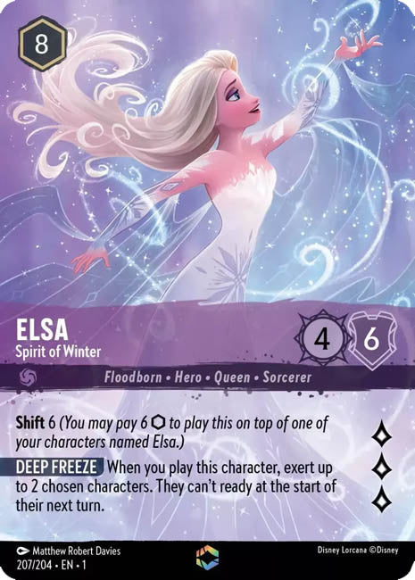 Lorcana TFC - Enchanted Elsa: Spirit of Winter