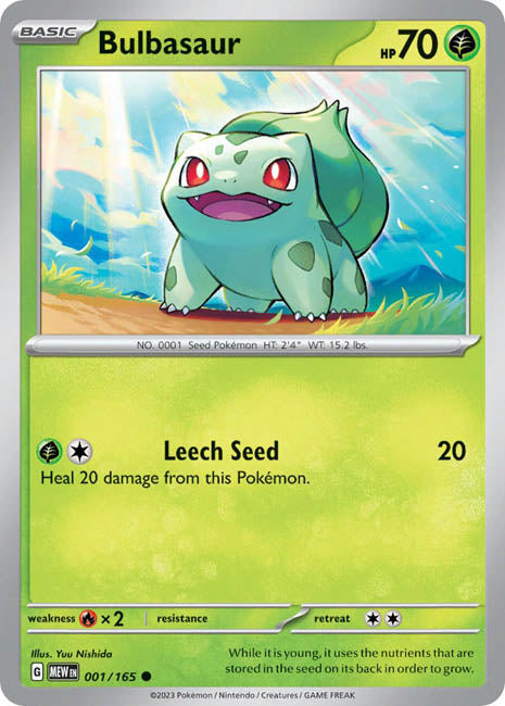 Pokemon TCG - Bulbasaur