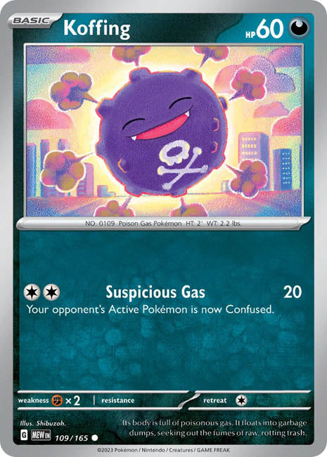 Pokemon TCG - Koffing - MEW
