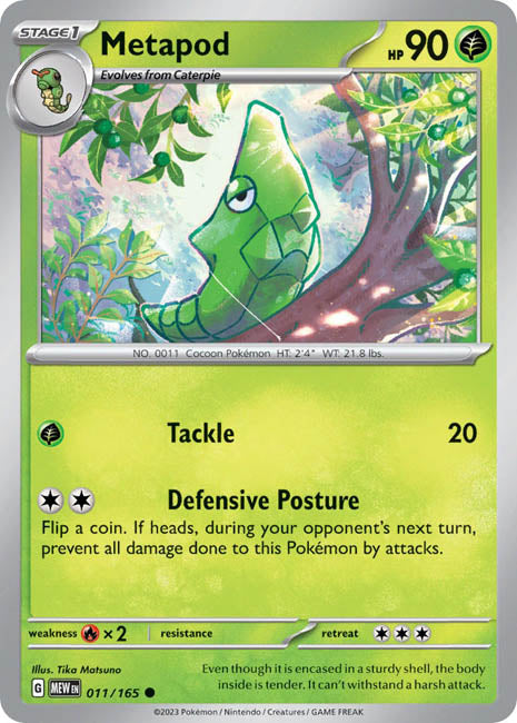 Pokemon TCG - Metapod - MEW