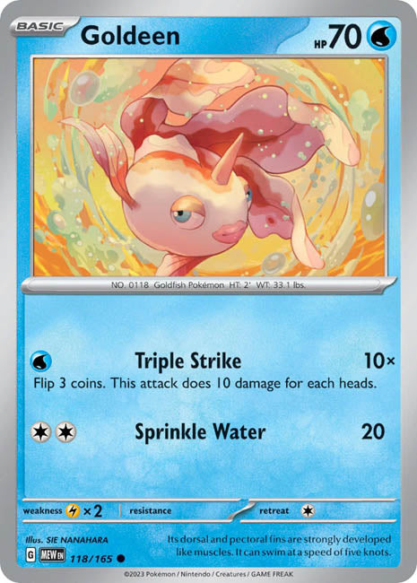 Pokemon TCG - Goldeen - MEW