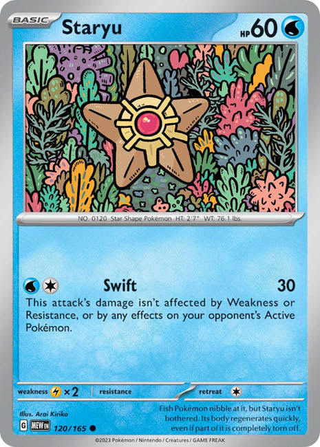Pokemon TCG - Staryu - MEW