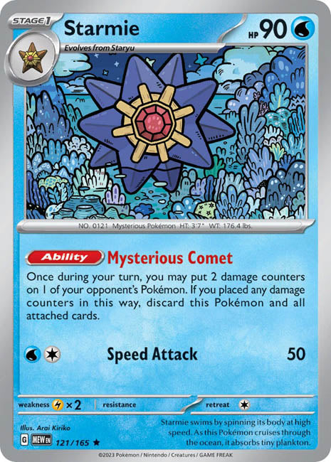 Pokemon TCG - Starmie - MEW