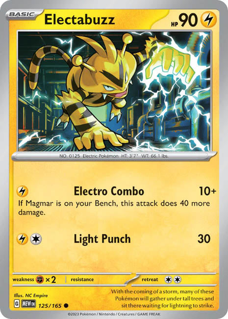 Pokemon TCG - Electabuzz - MEW