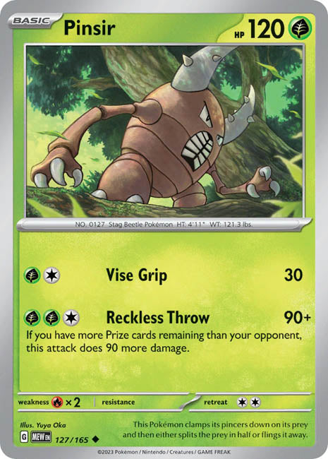 Pokemon TCG - Pinsir - MEW
