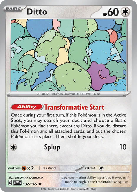 Pokemon TCG - Ditto - MEW