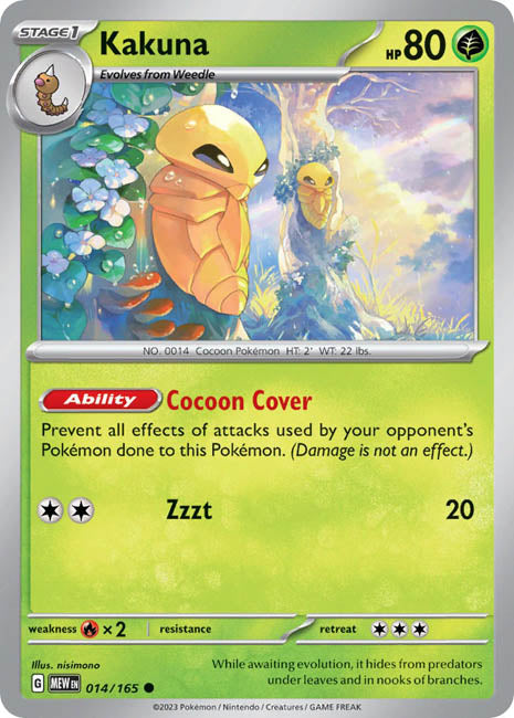 Pokemon TCG - Kakuna - MEW