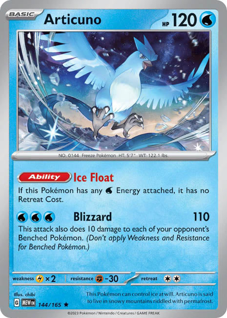 Pokemon TCG - Articuno - MEW