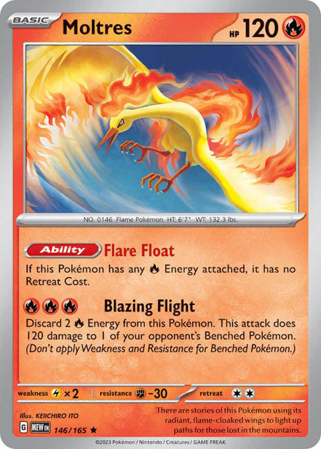 Pokemon TCG - Moltres - MEW
