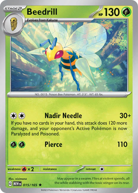 Pokemon TCG - Beedrill - MEW