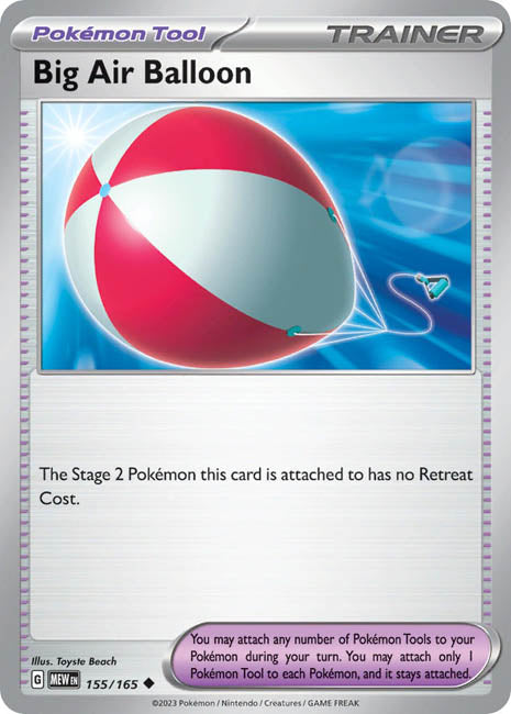 Pokemon TCG - Big Air Balloon - MEW