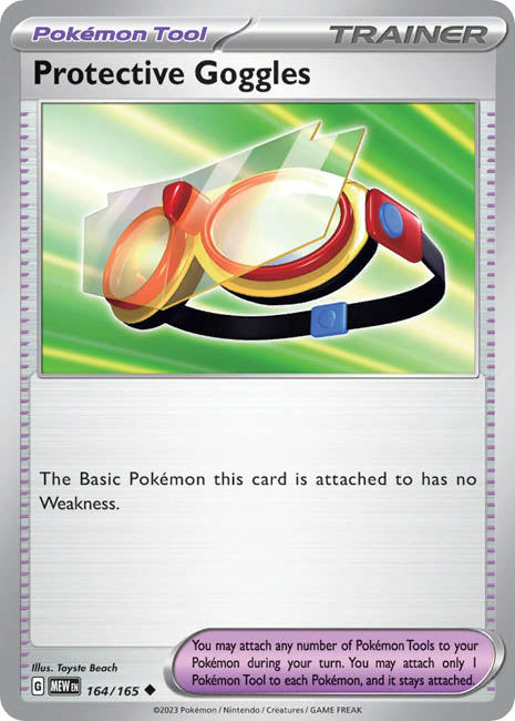 Pokemon TCG - Protective Goggles - MEW