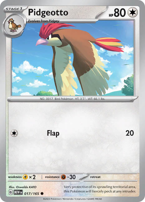 Pokemon TCG - Pidgeotto - MEW