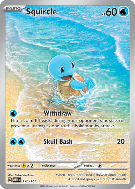 Pokemon TCG - Squirtle - MEW