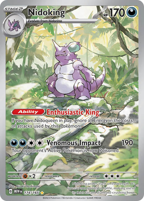 Pokemon TCG - Nidoking - MEW
